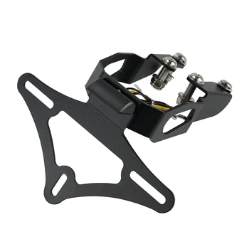 

H2CNC Motorcycle Rear Fender Eliminator Tail Tidy License Plate Holder CNC FOR Kawasaki Ninja 250 400 Z250 Z400 Bracket Mounting