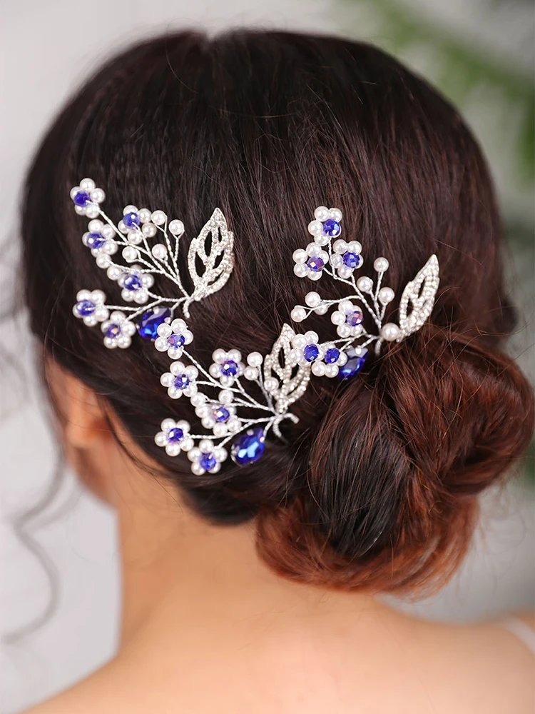 Женская Винтажная заколка для волос с цветами|Свадебные головные украшения| |