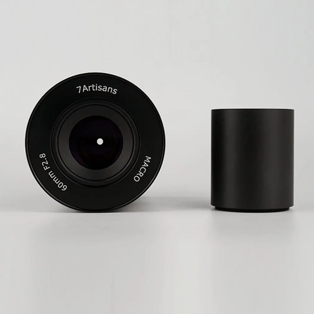 7 artisans 60 мм f2. 8 1: макрообъектив с 1 увеличением подходит для Canon для EOSM EOSR E для Fuji для крепления M43