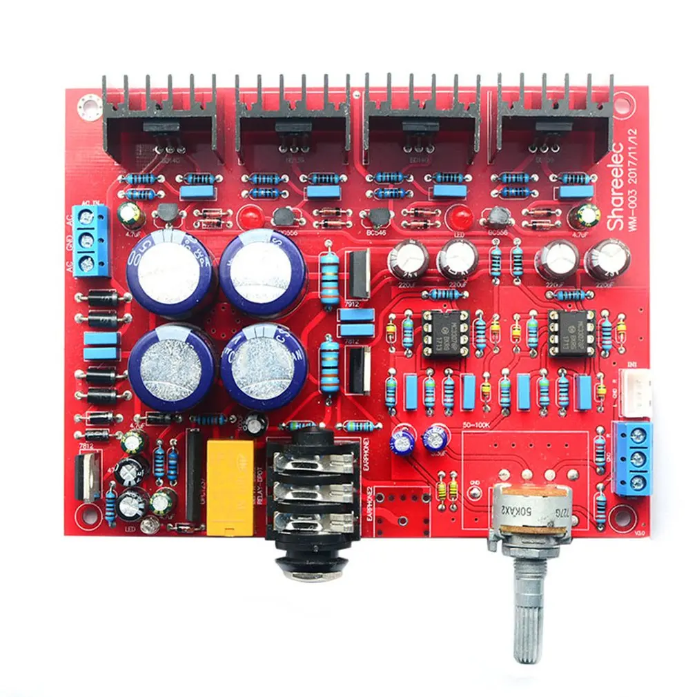 003 база Beerdynamic A1 усилитель для наушников Mc33078 Bd139 Bd140 архитектура с Alps потенциометром защиты наушников
