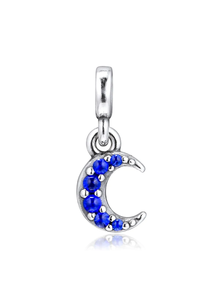 DIY подходит для браслетов Pandora Charms 925 пробы-серебро-ювелирные изделия с надписью Me My Moon Beads