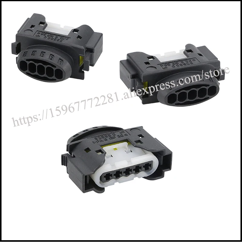 50SET 525880-5 PA6+GF30 car female Connector cable Terminal jacket auto socket 5 pin Connector automotive plug include terminal
