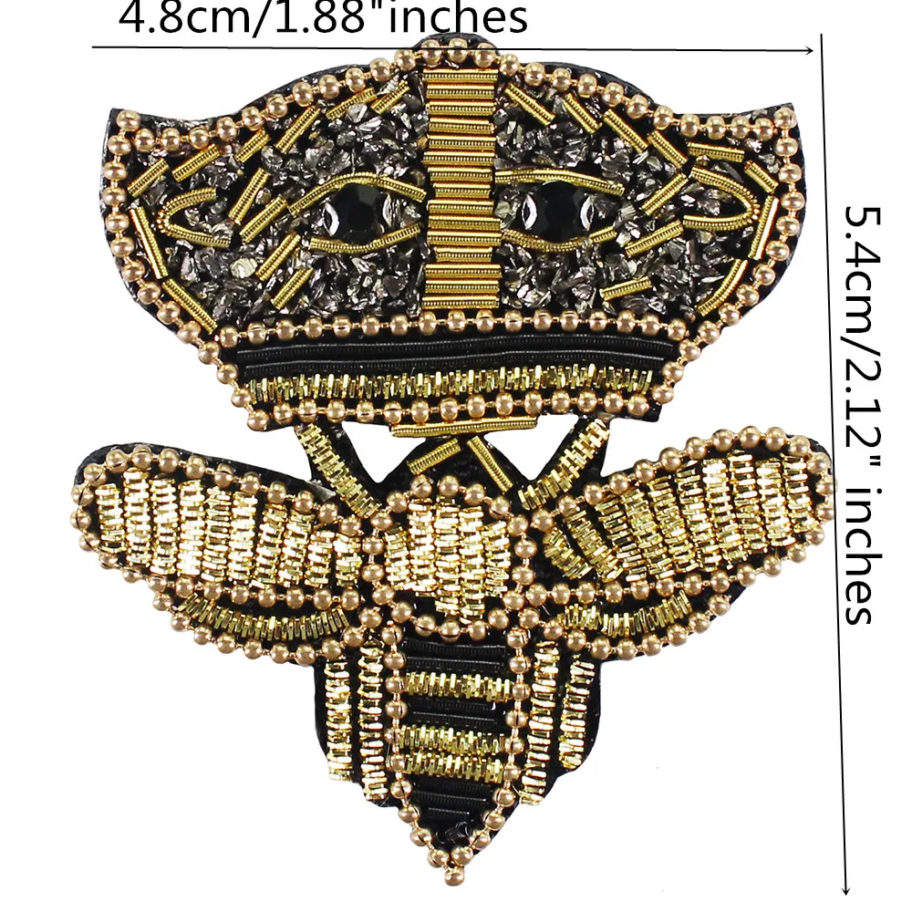 1 шт. бусины вишня Корона пчела Стразы нот аппликация нашивки пришить DIY обувь сумка шляпа аксессуары значок ремесло TH1317