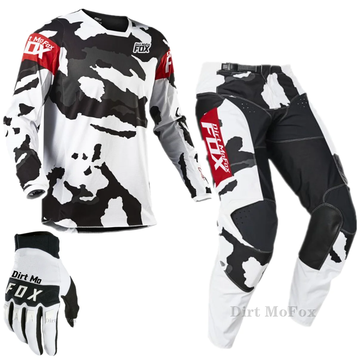 Dirt MoFox PRIX 180 Motorcycle Riding Protective Gear Sets MX XC Pants 