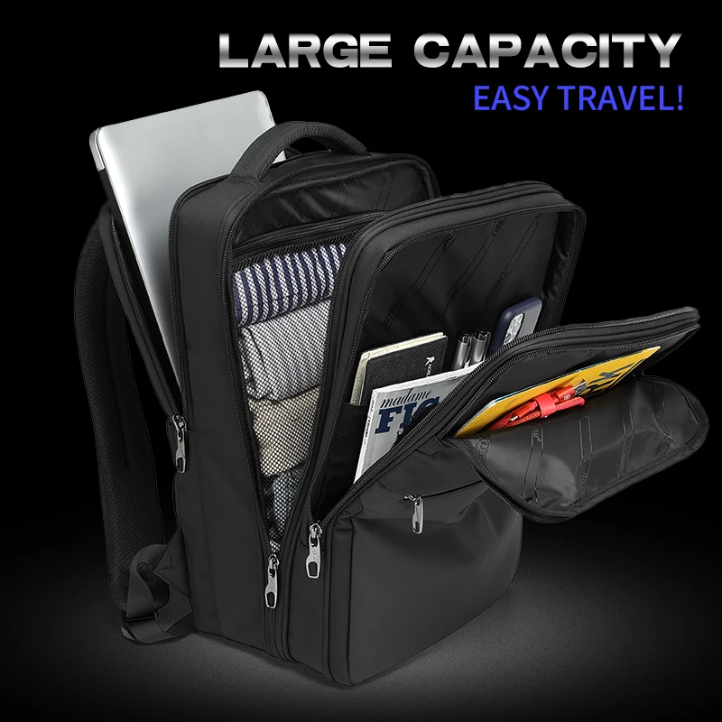 Tigernu Business Trip Travelling 15.6inch Laptop Backpack Anti theft Waterproof Backpack For Male 2