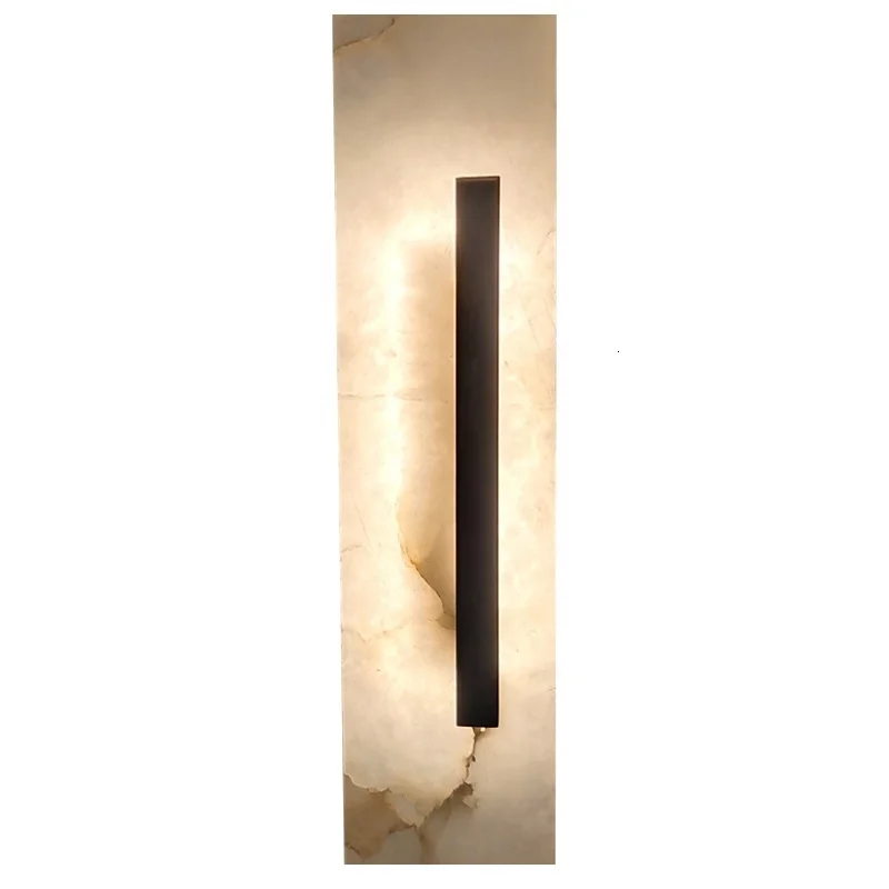 

Indoor Decorative Led Wall Lamps Modern Marble Wall Scone Mount Sofa Bedside Lighting Fixture deco mariage decoracao para casa