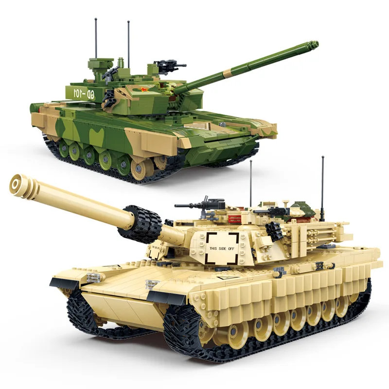 

Wholesale Goood Assembled Building Blocks M1A2 Children'S Educational Military Tank Collection Model Toy Gift Box Version 6102