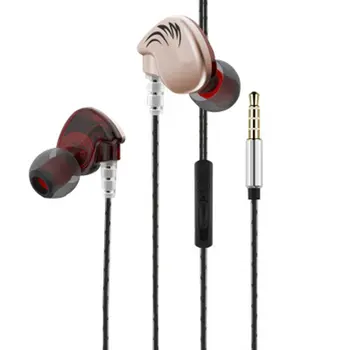 

Universal 3.5mm Wire-controlled In-ear with Mic Earplugs Noise Canceling 3.5mm Line Type Wire Control Music Playing