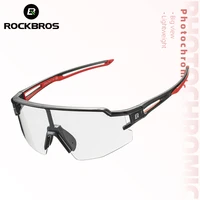 Rockbros photochromic ciclismo óculos de bicicleta esportes óculos de sol dos homens mtb estrada óculos de proteção 3 cores