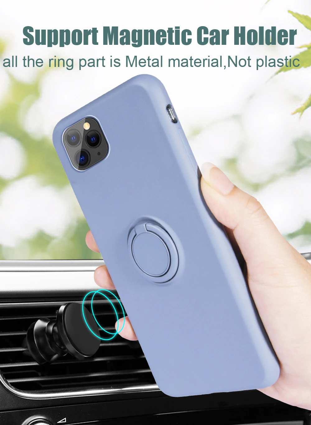 Мягкий силиконовый чехол, чехол для iPhone 7, 8, 6, 6S Plus, X, XS, S, 11 Pro, Max, XR, подставка для телефона, кольцо-держатель, противоударный защитный чехол для iPhone7 On