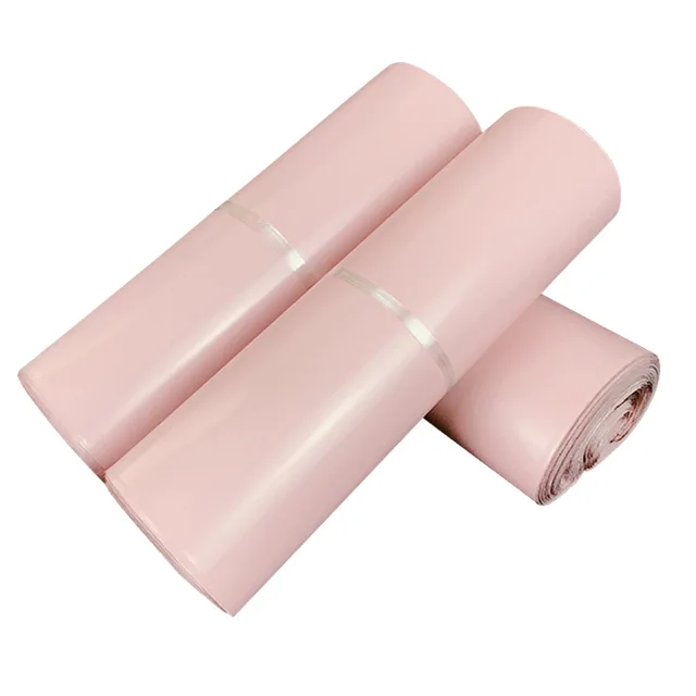 100 шт светло розовые самоклеящиеся почтовые пакеты фотография