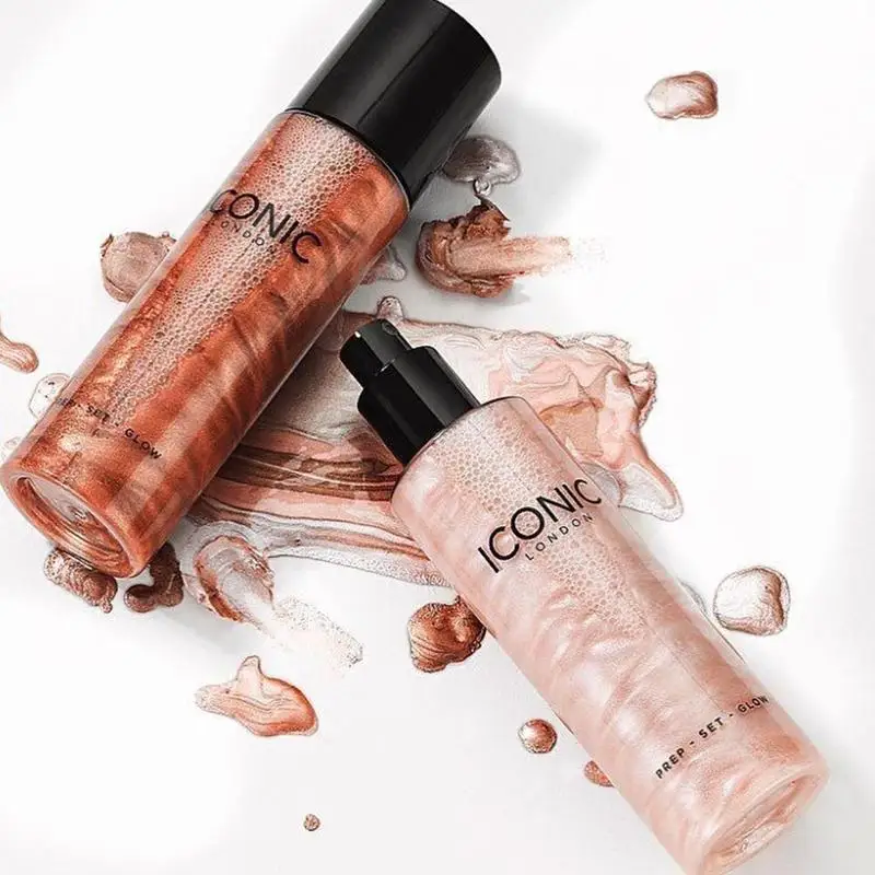 Bronzer Highlighter Liquid Setting Spray Illuminating Face Shimmer Long-lasting Brighten Glow Face Glow Highlighter Makeup Face