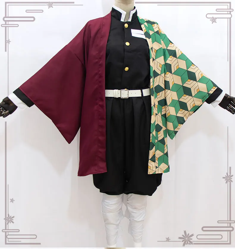 Аниме «Demon Slayer»; костюм для косплея; Kimetsu no Yaiba Kochou Shinobu Tomioka Giyuu Kamado Tanjirou Agatsuma Zenitsu; костюм