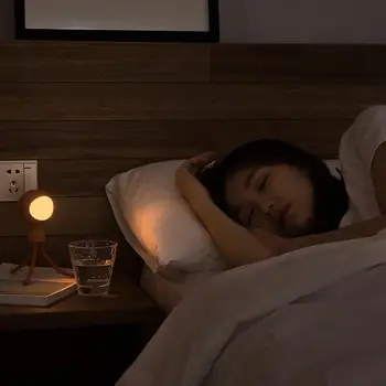 

Voce Controlling Night Light Led Night Light 360° Rotation Navidad Christmas Decorations For Home Usb Charging Birthday Gift