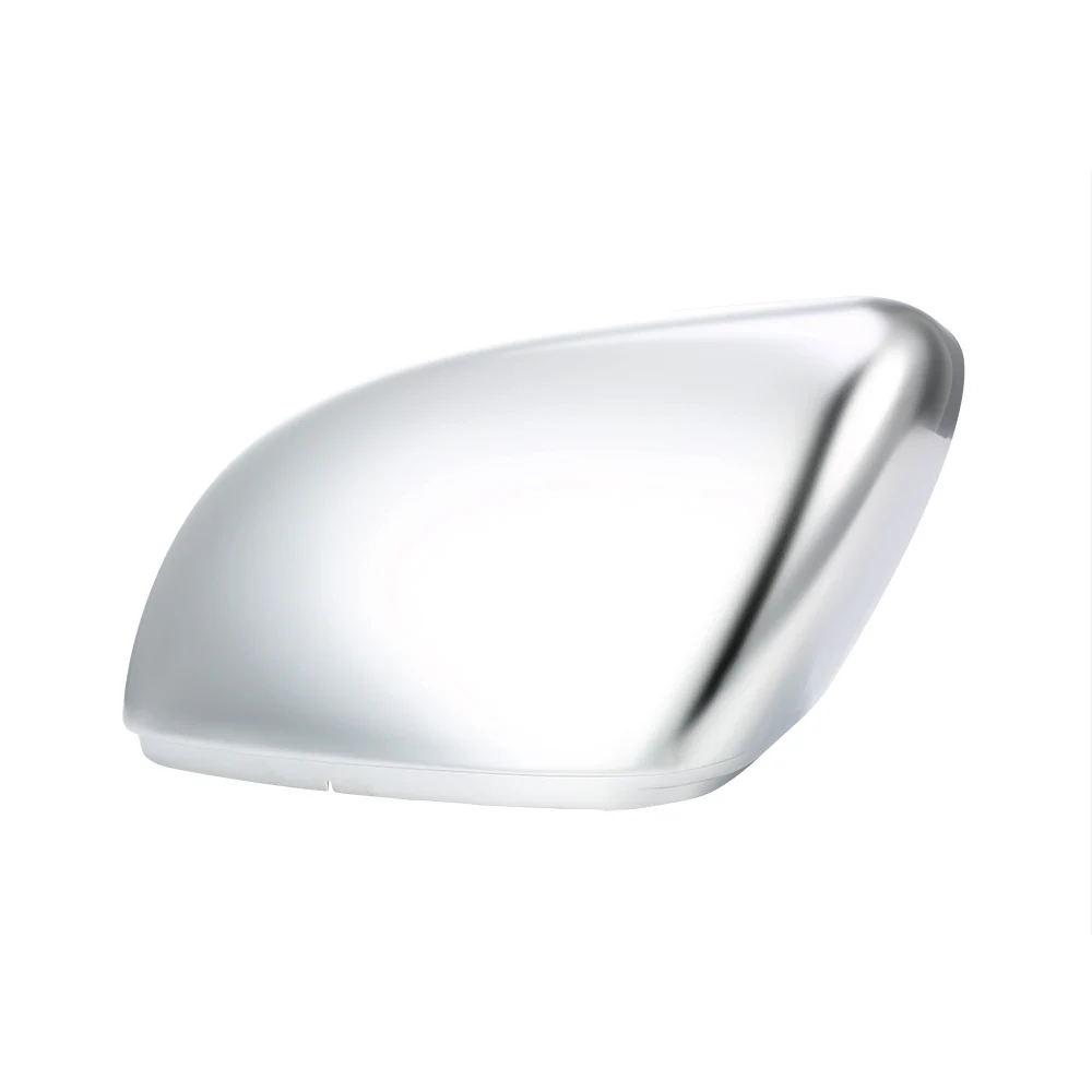 2 pieces For VW Golf MK6 R20 Touran Golf GTI 6 Golf 6 R Side Wing Mirror Cover Caps Matte Chrome Rearview Mirror Cover Cap