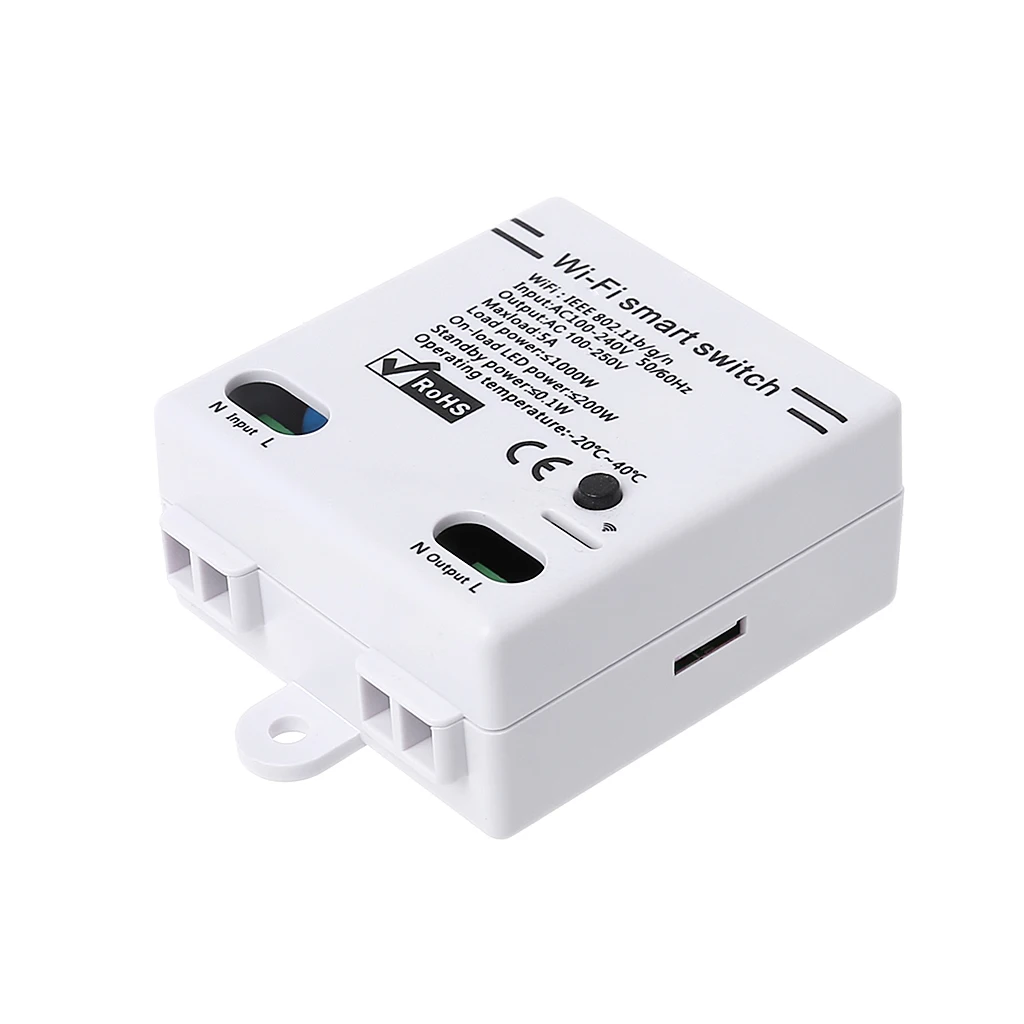 

Wifi Smart Switch Wireless APP Remote Control Smart Home Module AC100-240V 5A