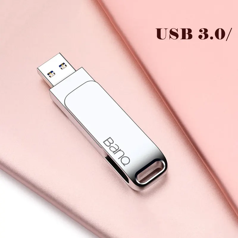 USB флеш накопитель BanQ MAX объемом 64 ГБ металлическая флешка высокоскоростной 128 с