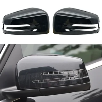 

2pcs Door Side Rear View Wing Mirror Cover Cap Fit For Mercedes-Benz A B C E Class W176 W246 W204 W212 A2128106700 A2128106000