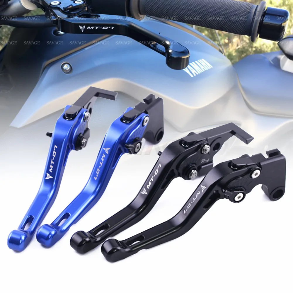 Короткие Рычаги тормозной муфты для YAMAHA MT 07 2019 MT07 2018 FZ07 2014 аксессуары мотоциклов