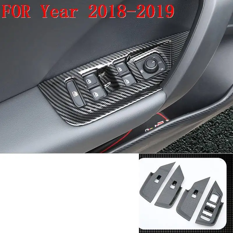Automovil Авто модифицированное декоративное снаряжение для окон, интерьера, модные чехлы для автомобиля, молдинги, яркие 18 19 для Volkswagen Tharu