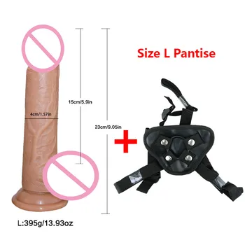 Strap On Dildo For Women Silicone Artificial Sucker Big Realistic Soft Penis Strap-ons Belt Anal Sex Toys for Couples Adults 18 3