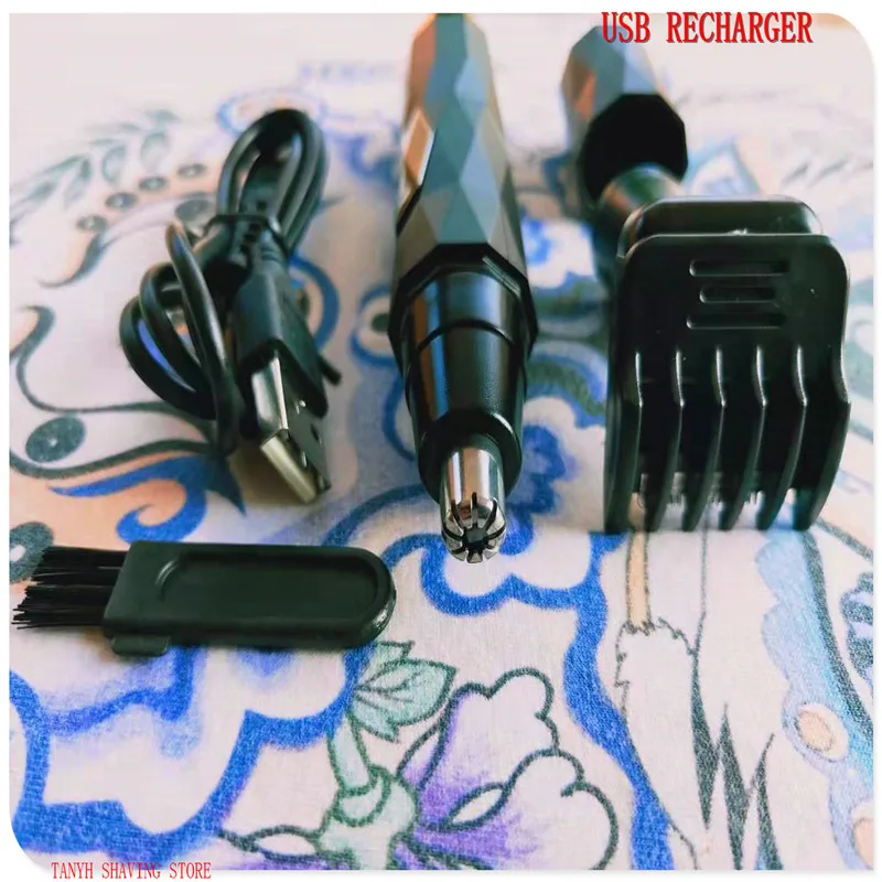 2 лезвия usb-зарядное устройство триммер для лица бритва триммер для бритья бороды бритва для тела подмышек для удаления волос