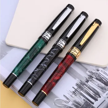 

High Quality PICASSO Iraurita fountain pen Resin and metal body for writing pen Office caneta tinteiro Stationery 1075