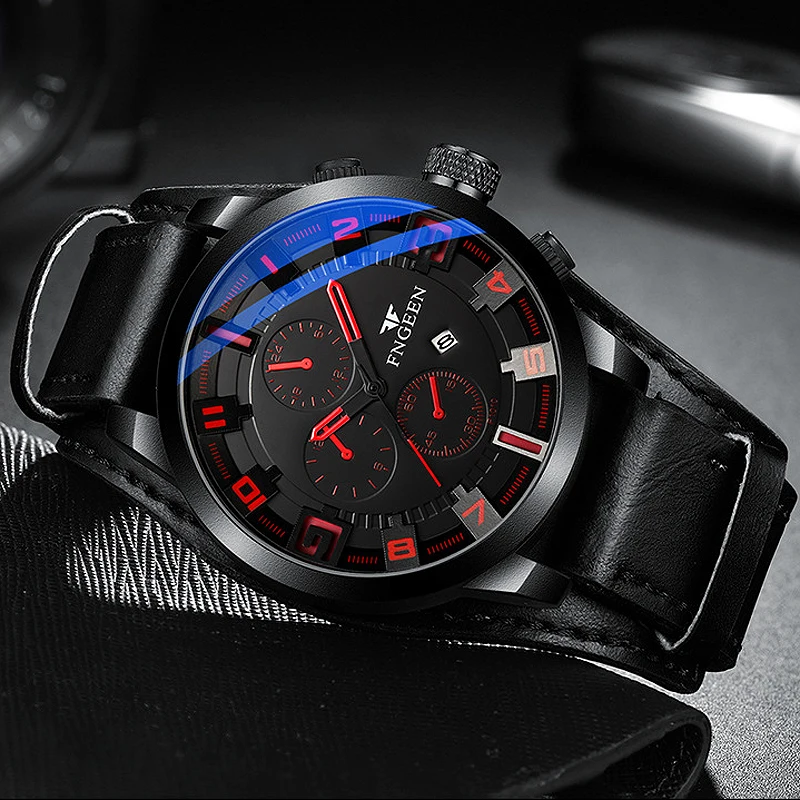 2021 Top Brand Luxury Mens Watches Male Clock Date Sport Military Hour