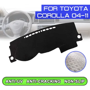 

Car Anti-dirty Non-slip Dash Cover Mat Dashboard Mat UV Protection Shade for Toyota Corolla 2004 2005 2006 2007 2008-2011