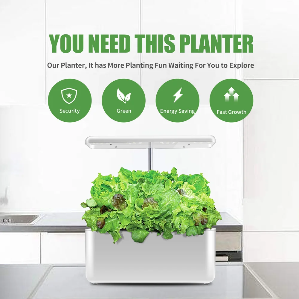 Ecoo Grower промышленная лампа для помещений плантатор интеллектуальная лампа для выращивания в помещении кухня сад Гидропоника система