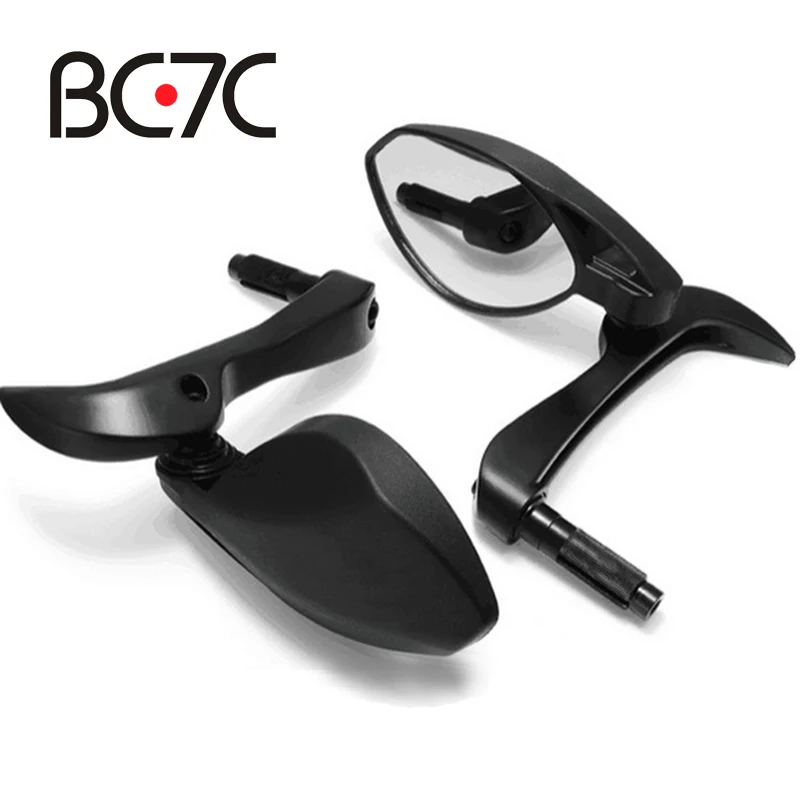 Motorcycle 7/8" Aluminum Handguard End Rear View Mirror Motorbike