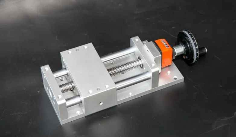 

300MM Linear Module 12" Stroke Manual Hand Wheel Sliding Table SFU1605 Ball Screw C7 Displacement Platform with Digital Display
