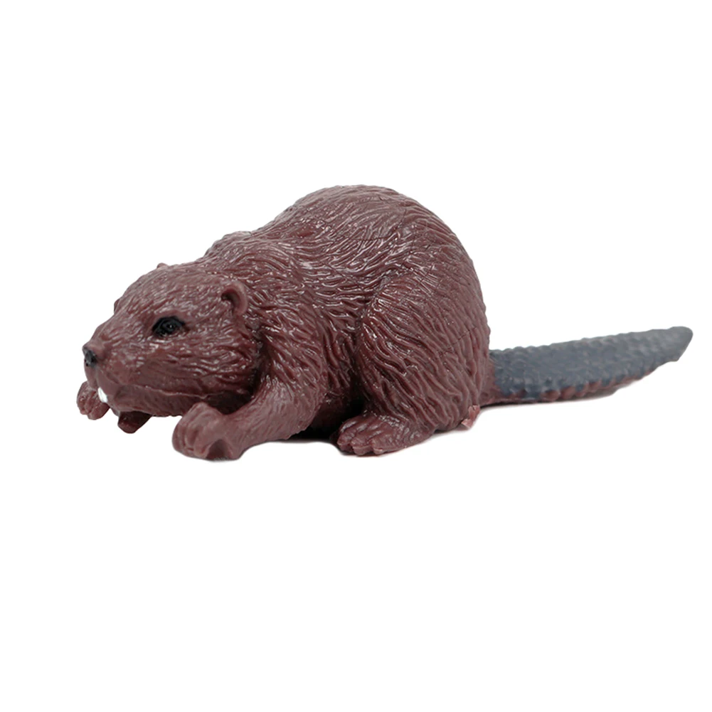 Simulation Badger Wild Animal Action Figure Figurine Desk Ornament Kids Toy