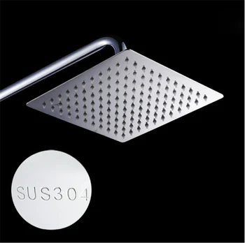 

4/6/8/10/12 inch Round & Square Ultra Thin Stainless Steel Rainfall Shower Head / Kepala Paip Mandi Air Terjun