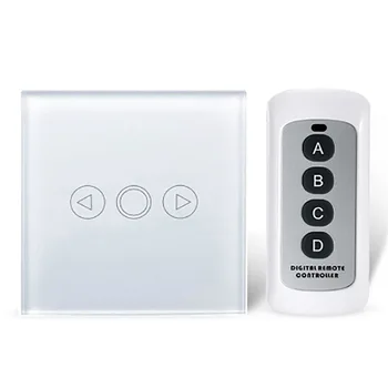 

Touch Switch, EU Standard Dimmer Switch,1 Gang 1 Way,Wall Switch, Crystal Glass Panel,KT005EU