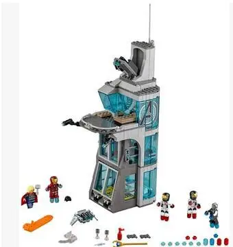 

DECOOL 7114 Avengers Building Raid Iron Man 76038 Assembled Building Blocks Toy