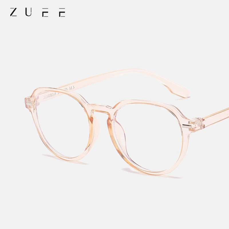 

2021 New Simple Blue Light Blocking Glasses Glasses Frame Trendy Small Round Rim Plain Glasses Clear Eye Glasses Reading Glasses