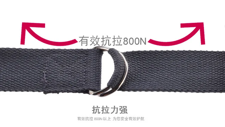 Women Yoga Stretch Strap Multi-Colors D-Ring Belt Fitness Exercise Gym Rope Figure Waist Leg Resistance Fitness Bands Yoga Belt