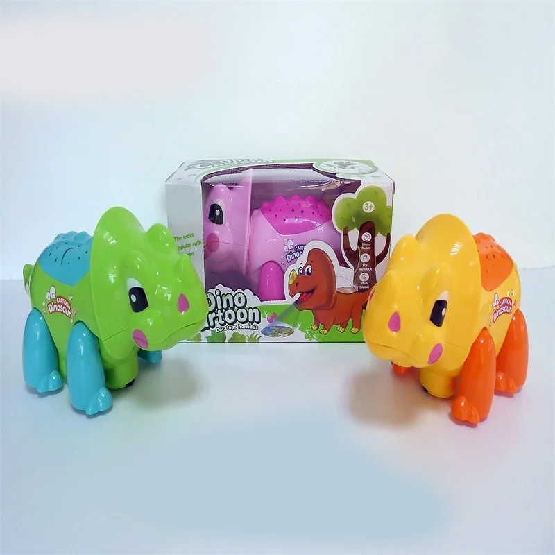 

Jurassic Dinosaur Model Toy Electric Universal Smart Replica T-REX Ceratopsia Dinosaur Toy