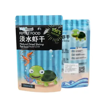 

250ml/bag Shrimp Dry Feed Water Turtle Brazilian Tortoise Turtles Food Calcium Supplement Fish Tank Freshwater Dried Shrimps