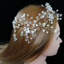 Роскошные свадебные диадемы из Золотого Металла в Корейском стиле, роскошные свадебные диадемы с превосходными бусинами и кристаллами, повязки на голову, венок, головной убор для невесты, аксессуары