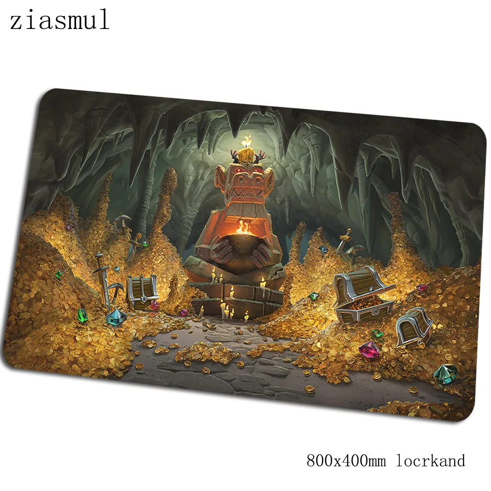 Hearthstone коврик для мыши 80x40 см игровой коврик для мыши с изображением в стиле аниме на день рождения офисный ноутбук с алюминиевым корпусом стол коврик настоящий padmouse игры pc gamer коврики - Цвет: Size 800x400x2mm