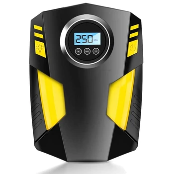

Digital Tyre Inflator for Cars, Digital Tyre Air Compressor Tyre Pump 12V Rapid Car Tyre Inflator with Adaptor