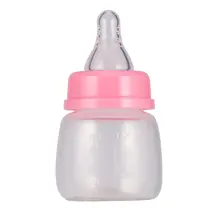 Portable Convenient Infant Baby 0-18 Months Feeder 60ML PP Nursing Juice Milk Mini Hardness Bottle 