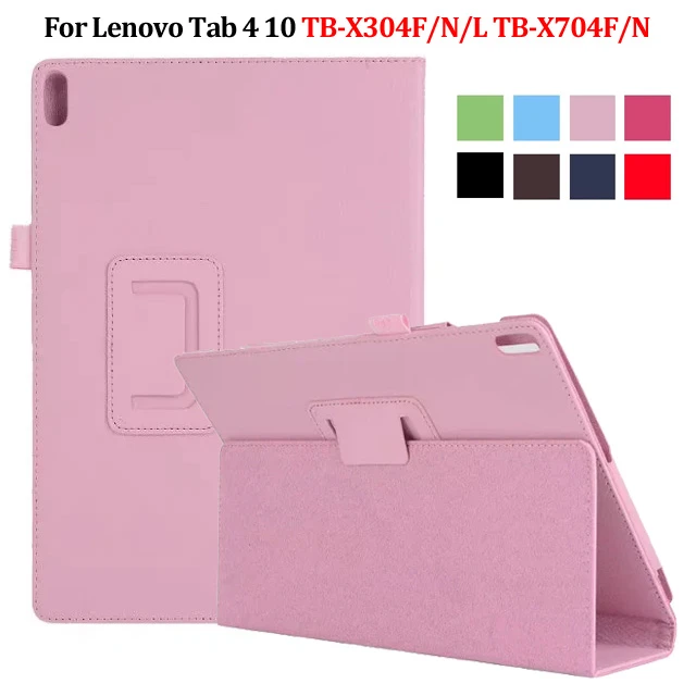 Case for Funda Lenovo Tab 4 10 TB X304F/N/L Flip Cover Stand Shell For Lenovo  Tab4 10 Lenovo Tab 4 10 Plus Cover Etui TB X704F/N|Tablets & e-Books Case|  - AliExpress