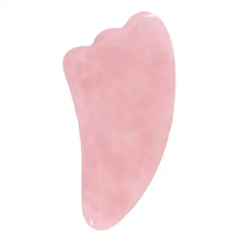 

Pink Jade Gua Sha Scraper Stone For Face Guasha Board Stone For Face Body Scraper Tools Natural Back Pressure Therapy Neck W8M0