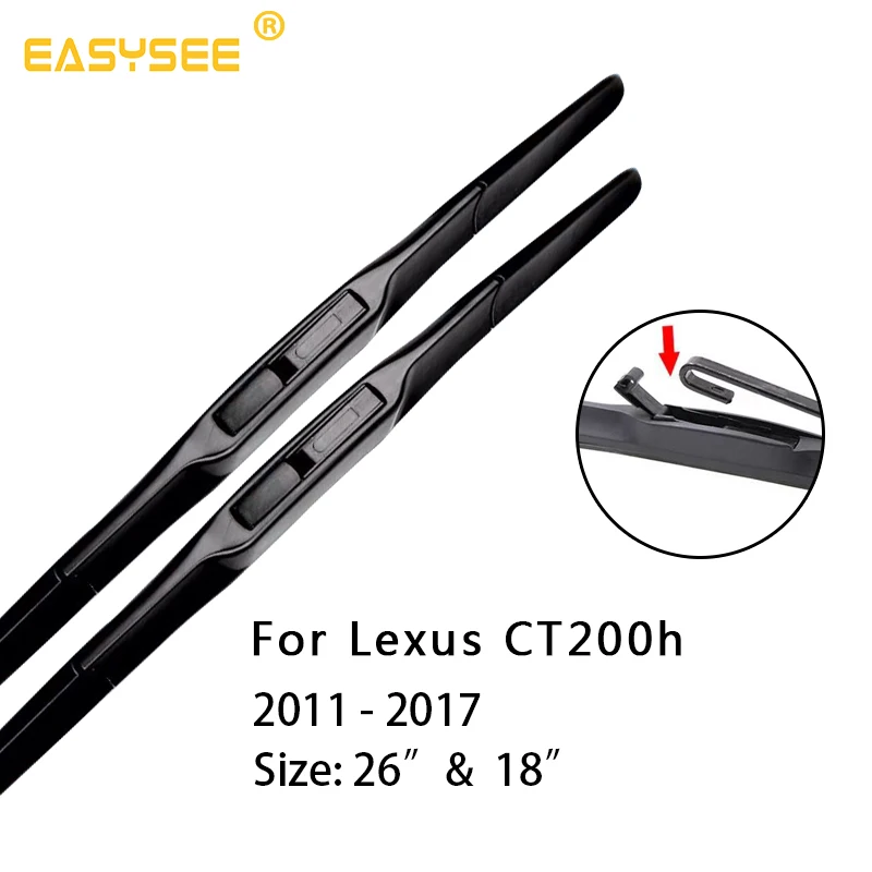 Windscreen windshield wiper Blades for Lexus CT200h 26"&amp18" Fit Hook Arms 2011 2012 2013 2014 2015 2016 2017 2018 2019 |
