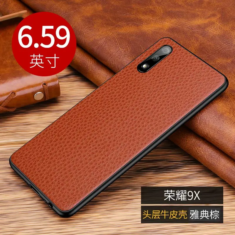 Чехол из натуральной кожи для huawei Honor 9x, задняя крышка, антидетонационный Полный протектор для huawei Honor 9x, чехол для телефона