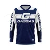 Enduro GasGas Enduro T-shirt Mountain Downhill Bike Long Sleeve Racing Clothes DH MTB Offroad Motocross BMX Jerseys Wholesale 6