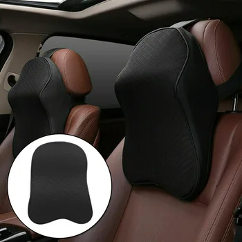 

1X Car Seat Headrest Pad Memory Foam Neck Rest Support Cushion Accessory